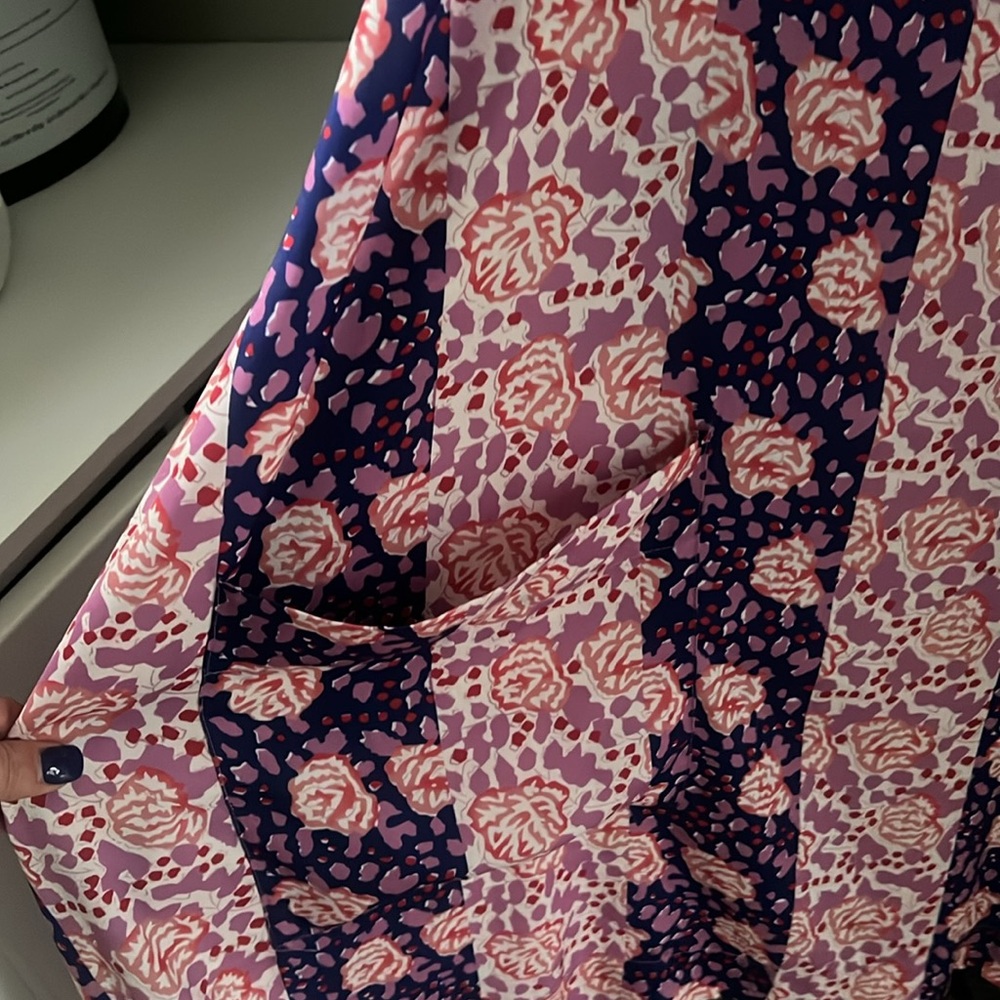 Floral Pink and Purple dress - Picture 2 of 4